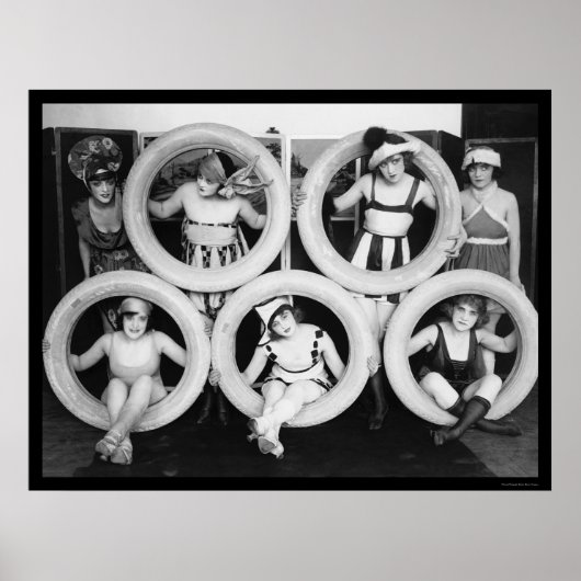 Mack Sennett Bathing Beauties 1922 Poster (Vorne)