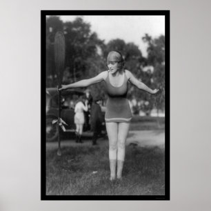 Mack Sennett, der Schönheit 1915 badet Poster