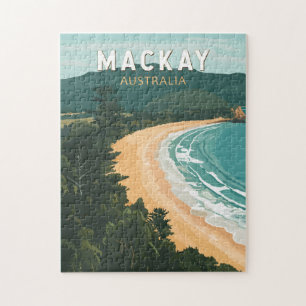 Mackay Australia Reisen Art Vintag Puzzle