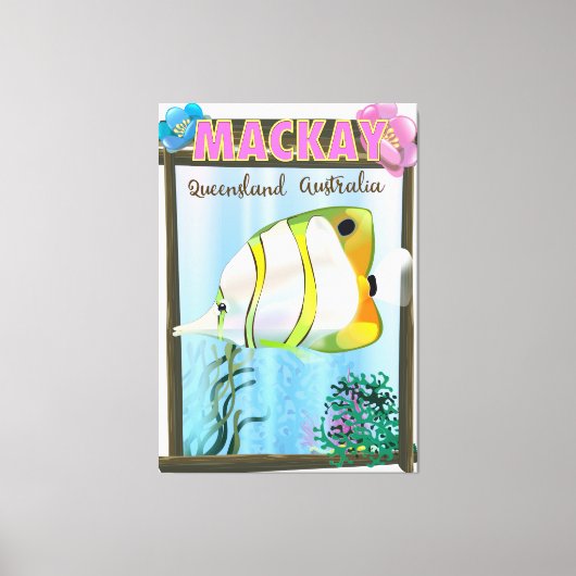 Mackay Australia Tropenposter Leinwanddruck (Vorderseite)