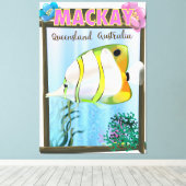 Mackay Australia Tropenposter Leinwanddruck (Insitu (Holzboden))