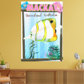 Mackay Australia Tropenposter Leinwanddruck (Insitu (Wohnzimmer))