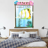 Mackay Australia Tropenposter Leinwanddruck (Insitu (Schlafzimmer))