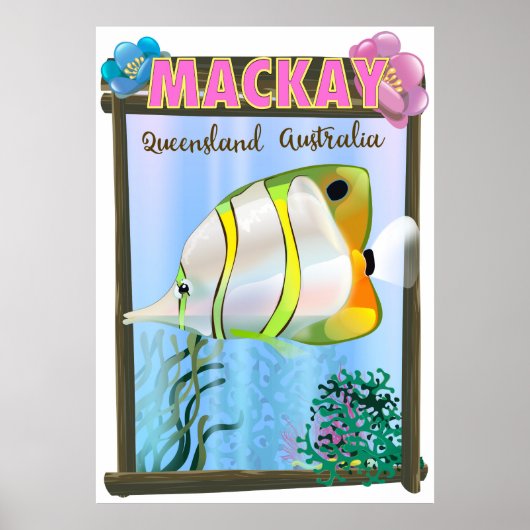 Mackay Australia Tropenposter Poster (Vorne)