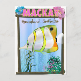 Mackay Australia Tropenposter Postkarte