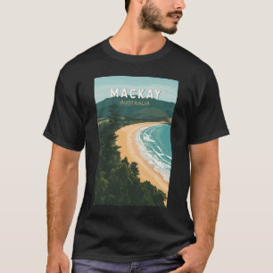 Mackay Australien Reise Kunst Vintage T-Shirt
