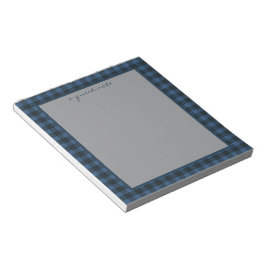 MacKay Blue Ancient Original Scottish Tartan  Notizblock