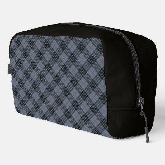 Mackay Blue schottisches Tartan Karomuster Waschbeutel (Rechte Ecke)
