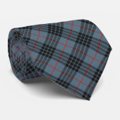MacKay Blue Tartan Kariert schottisches Muster Tin Krawatte (Gerollt)