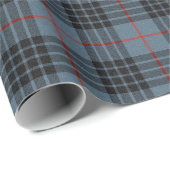 MacKay Blue Tartan Kariertes schottisches Muster Geschenkpapier (Rolleneckpunkt)