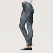 MacKay Blue Tartan Kariertes schottisches Muster Leggings (Links)