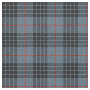 MacKay Blue Tartan Kariertes schottisches Muster Stoff