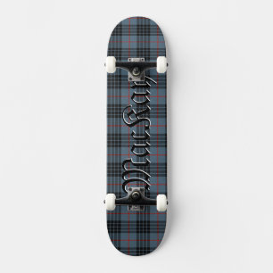 Mackay Blue Tartan Karomuster Skateboard