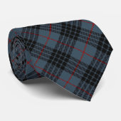 MacKay Blue Tartan Krawatte (Gerollt)