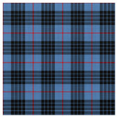 MacKay Blue Tartan Stoff (Nahaufnahme)