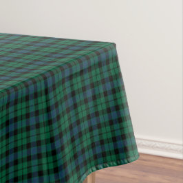 MacKay Clan Green, Blue and Black Tartan Tischdecke
