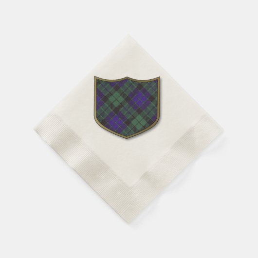 Mackay Clan Kariert schottischer Tartan Serviette (Ecke)