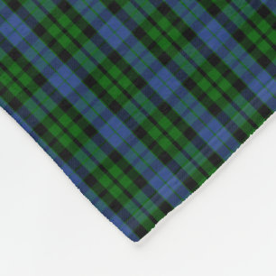 MacKay Clan Tartan Fleecedecke