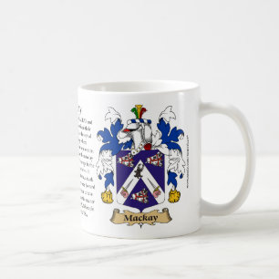 Mackay, der Ursprung, die Bedeutung und das Wappen Kaffeetasse