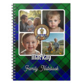 MacKay Familienfoto-Collage Notizblock (Vorderseite)