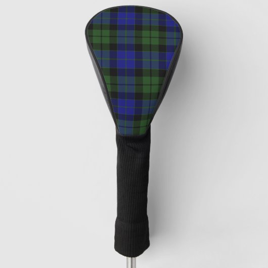 MacKay Green Scottish Clan Tartan Kariert Golf Headcover (Vorderseite)