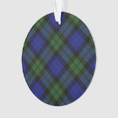 MacKay Green Scottish Clan Tartan Kariert Ornament (Vorderseite)
