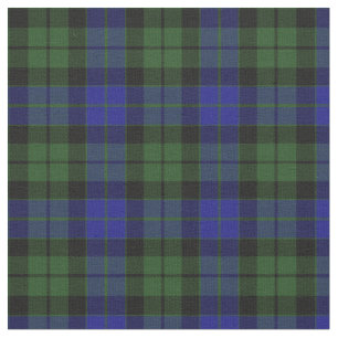 MacKay Green Scottish Clan Tartan Kariert Stoff
