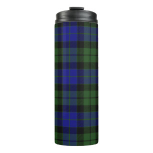 MacKay Green Scottish Clan Tartan Kariert Thermosbecher