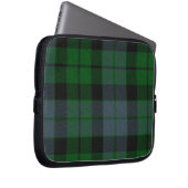 MacKay grüner Tartan-karierte Laptop-Abdeckung Laptopschutzhülle (Vorne Rechts)