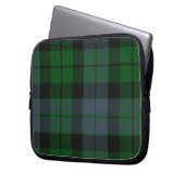 MacKay grüner Tartan-karierte Laptop-Abdeckung Laptopschutzhülle (Vorderseite Links)