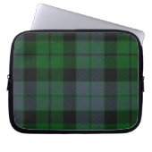 MacKay grüner Tartan-karierte Laptop-Abdeckung Laptopschutzhülle (Vorderseite)