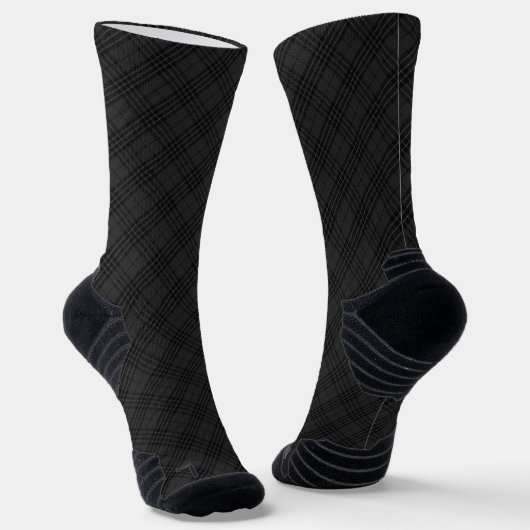 MacKay Marled Tartan Plaid Scottish Pattern Socken (Gewinkelt)