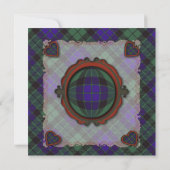 Mackay Scottish Clan tartan - Kariert Einladung (Rückseite)