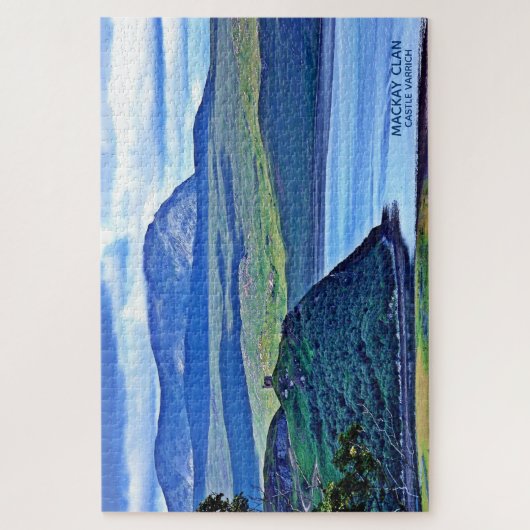 MacKay Scottish Clan's Castle Varrich Puzzle (Vertikal)