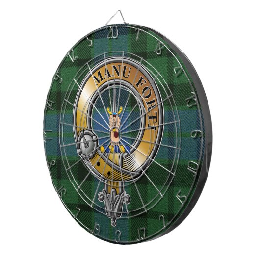 MacKay Tartan & Abzeichen Dartscheibe (Vorderseite rechts)