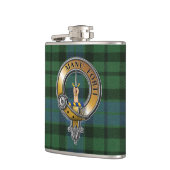 MacKay Tartan & Abzeichen Flachmann (Links)