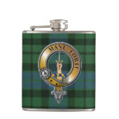 MacKay Tartan & Abzeichen Flachmann (Vorderseite)