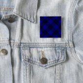 MacKay Tartan Blau kariert Button (Beispiel)