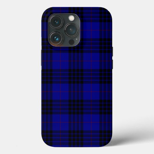 MacKay Tartan Blau kariert Case-Mate iPhone Hülle (Rückseite)