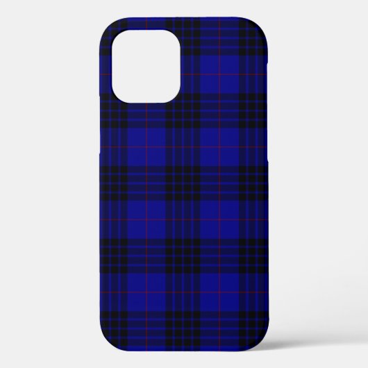 MacKay Tartan Blau kariert Case-Mate iPhone Hülle (Rückseite)