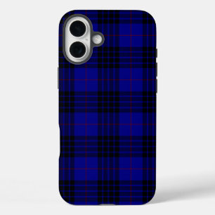 MacKay Tartan Blau kariert iPhone 16 Plus Hülle