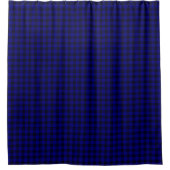 MacKay Tartan Blau kariert Duschvorhang (Vorderseite)
