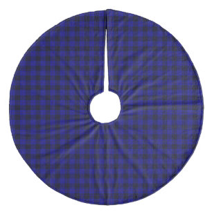 MacKay Tartan Blau kariert Fleece Weihnachtsbaumdecke