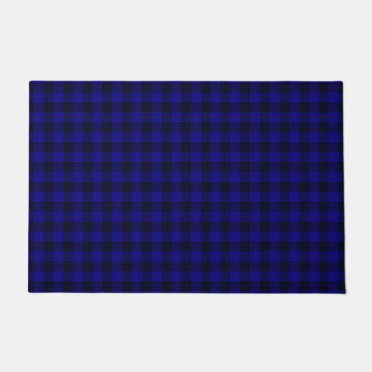 MacKay Tartan Blau kariert Fußmatte (Vorderseite)