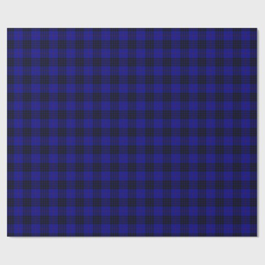 MacKay Tartan Blau kariert Geschenkpapier (Flach)