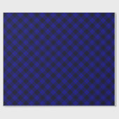 MacKay Tartan Blau kariert Geschenkpapier (Flach)
