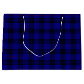 MacKay Tartan Blau kariert Große Geschenktüte (Vorderseite)