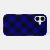 MacKay Tartan Blau kariert iPhone 16 Hülle (Rückseite (Horizontal))
