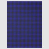 MacKay Tartan Blau kariert Seidenpapier (Vorderseite)