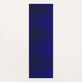 MacKay Tartan Blau kariert Yogamatte (Vorderseite)
